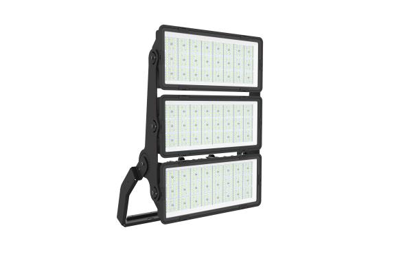 black Multifunctional AC277V 750W LED Sport Court Lights Public
