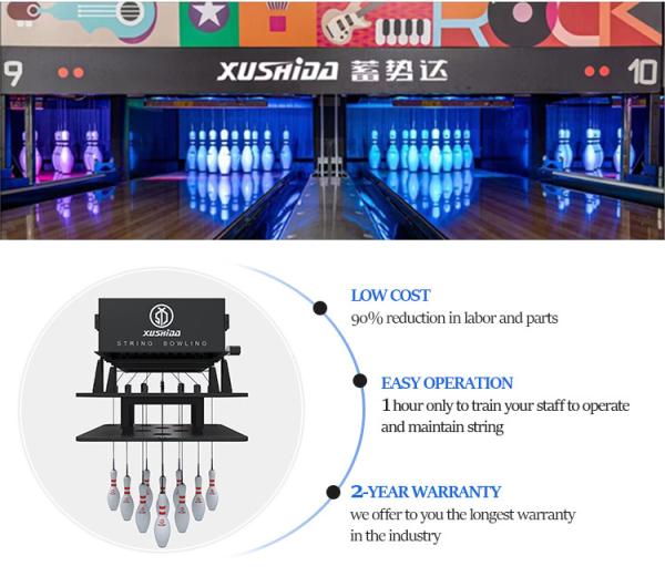 Approved Black String Bowling Pins for Amf Brunswick Bowling Machine Indoor Fitness