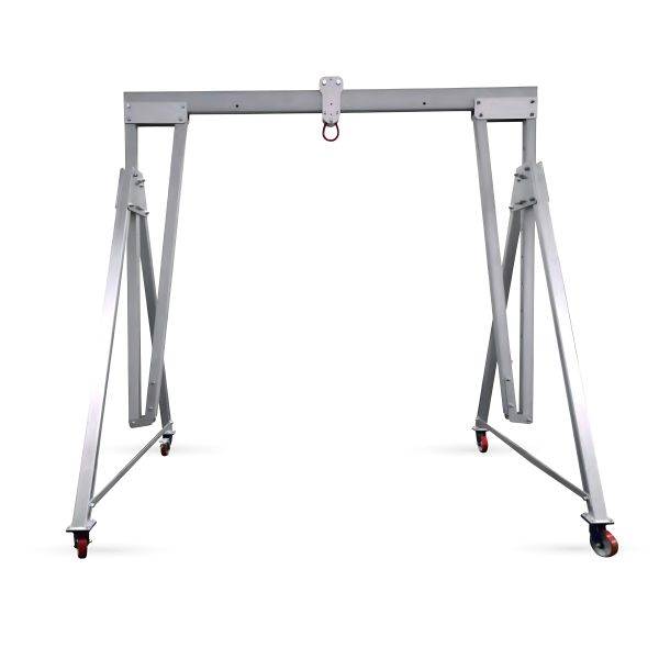 250 kg Rated Loading Capacity Adjustable Aluminum Mobile Gantry Crane for Heavy Duty Tasks