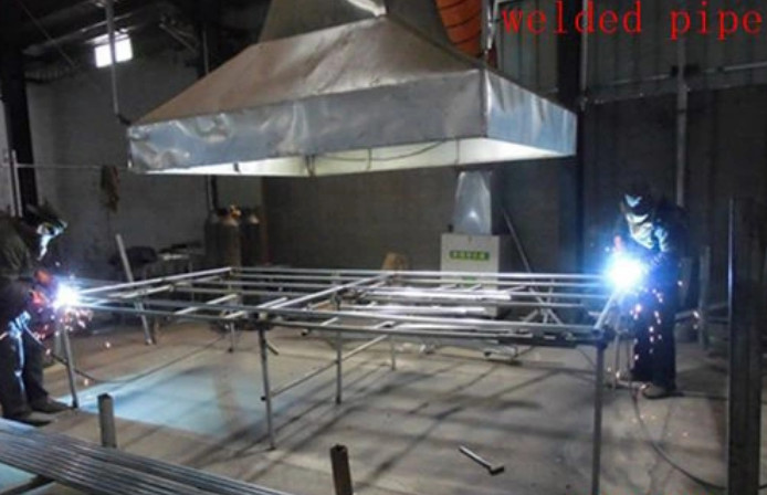 PVC покрыл загородку места загородки 12ft звена цепи 100x100mm портативную временную