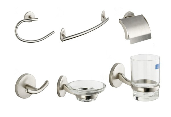 zinc bathroom accessories, 6 piece per set 20300