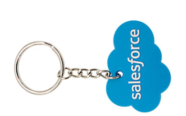 3D 2D Shape Personalized Rubber Keychains Injected Logo Design Light Weight