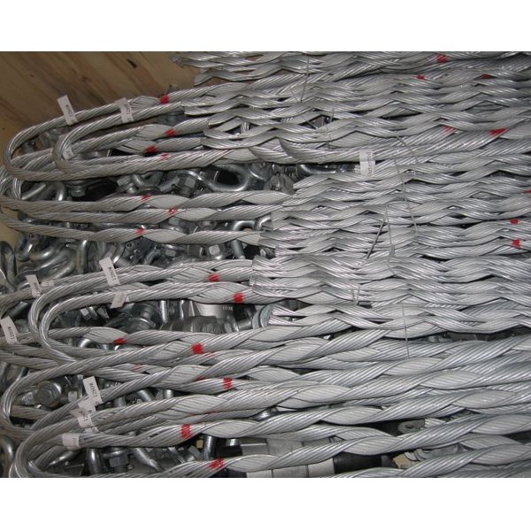 100m Preformed Dead End Clamp For Short Span ADSS Fiber Cable