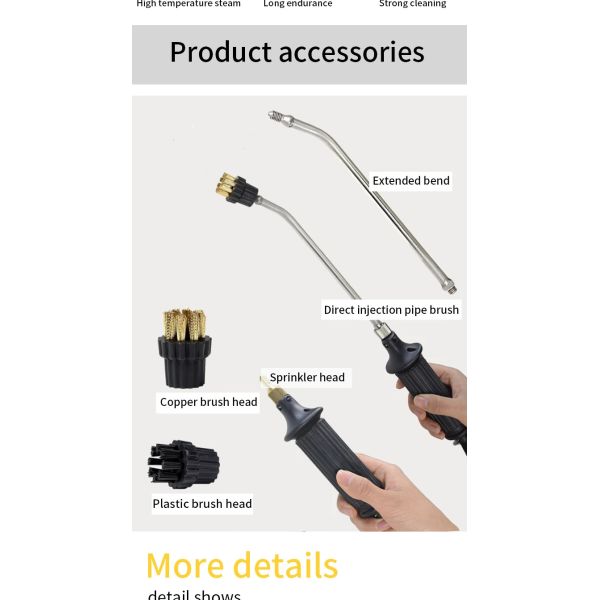 2600w многоцелевые бытовые машины для чистки паровых котлов Автомобильная кухня Электрические ручные высоко давленные паровые очистители