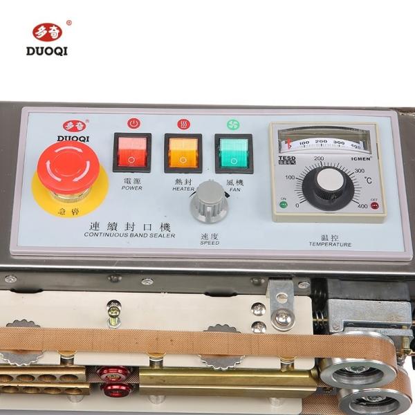 Electric Driven DUOQI FR-770SS Stainless Steel Heat Sealing Machine for Packaging Film