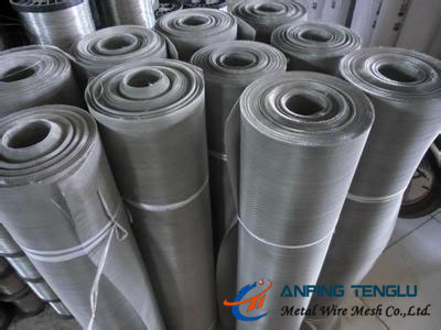 AISI304 Plain Weave Wire Mesh, 40mesh x 0.010