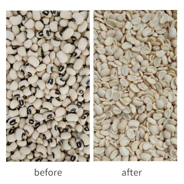 Dry Black Eyed Beans Dal Peeling And Dehulling Machine