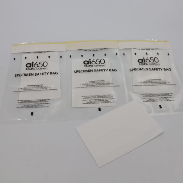 Biohazard Medical Waste 95kPa Specimen Bag Disposable