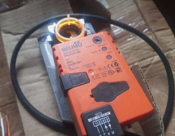 Actionneur de vanne d'air Belimo 24V 8Nm de couple IP54