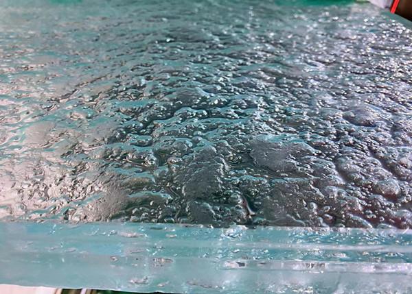 Decorative Cast Custom Laminated Glass Low E Coating