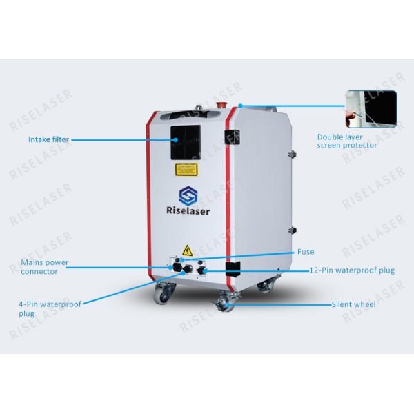 Машина чистки лазера дизайна 100w багажа с оружием чистки 0.5kg