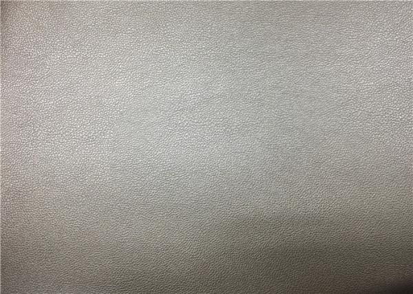 0.9 Mm Artificial Leather Fabric Pearlied Gold , Fake Leather Material For Ladies Boots Bags