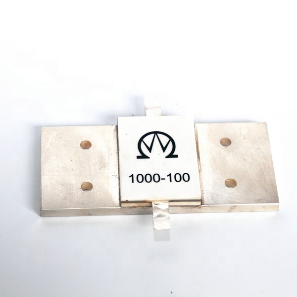 Flange Mount RF Resistor with 1~100 Ohms Resistance ±5% Tolerance and DC-1GHZ Frequency Range