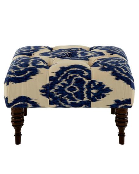 wholesale good quality linen fabric round household wooden storage ottoman bench