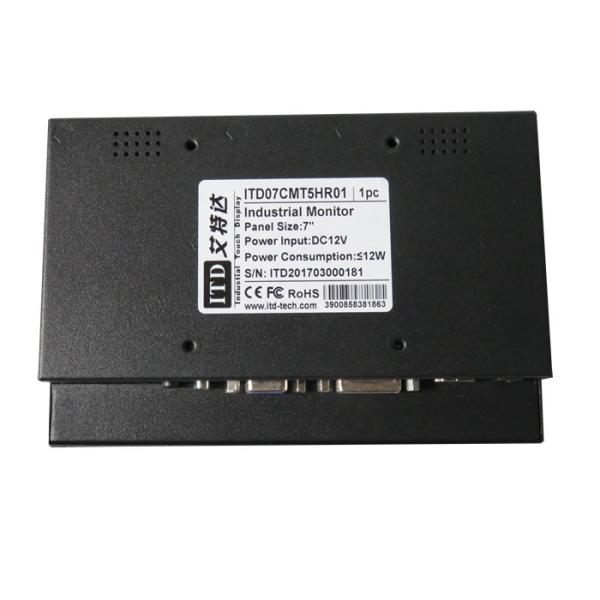 7 exposições industriais do monitor do écran sensível do LCD do chassi com VGA, DVI, HDMI entraram para o controle industrial