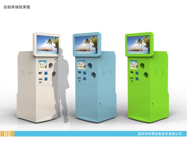 Kiosque de commande d'individu fixé au mur lecteur de cartes de banque de 32 pouces pour le restaurant