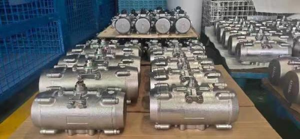 304 / 316 Stainless Steel Rotary Actuator Ball Valve Quarter Turn Actuator For Ship Marine  Offshore