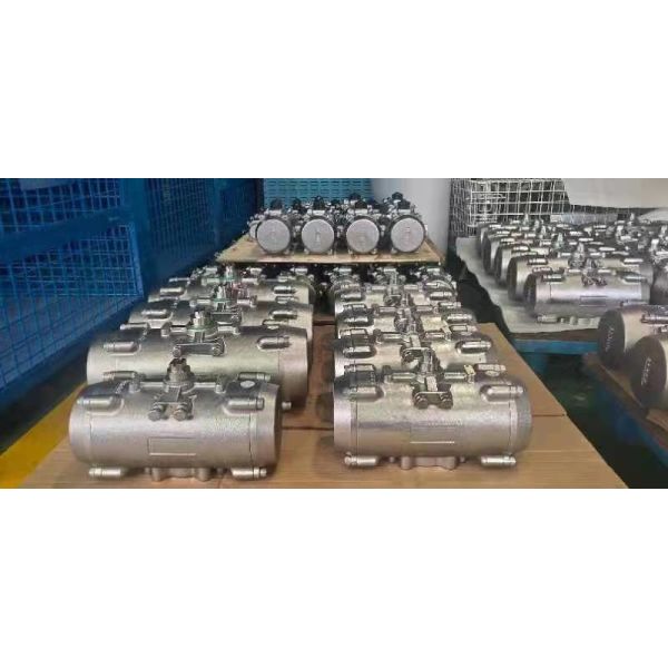 304 / 316 Stainless Steel Rotary Actuator Ball Valve Quarter Turn Actuator For Ship Marine  Offshore
