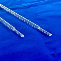 Produits de tubes de verre au quartz poli transparents
