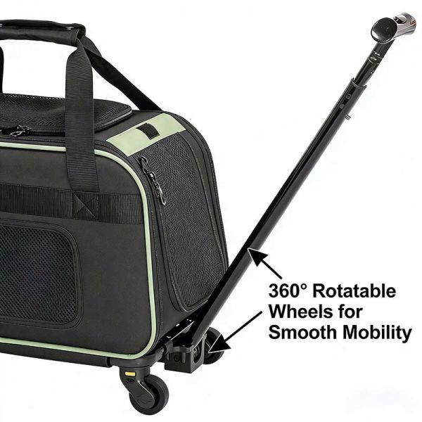 B2B Wholesale Foldable Pet Stroller–Lightweight Wheeled Travel Carrier with Breathable Mesh for Pets