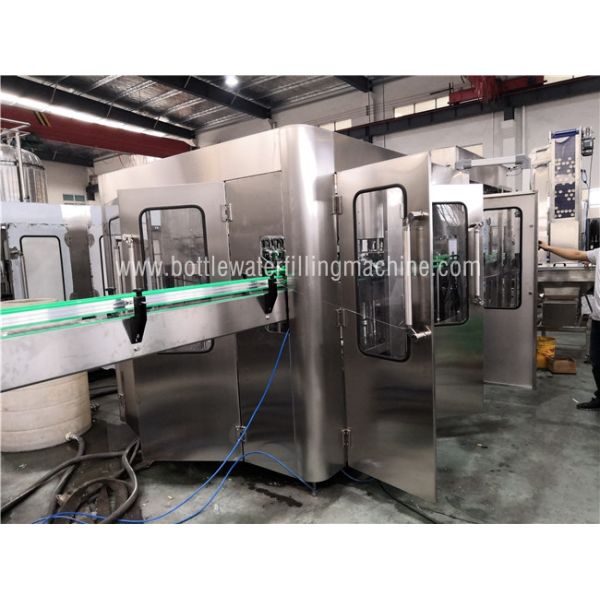 Tea / Milk Packing Glass Bottle Filling Machine Flavoured Drink Making