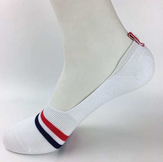 Eco Friendly Mens Bright Colored Ankle Socks Anti Bacterium High Elastic No Show Socks