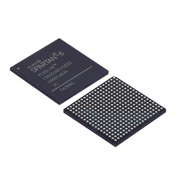 FPGA XC6SLX9-2CSG324C, matriz de puertas programable en campo, con voltaje de alimentación operativo de 1.2V, frecuencia máxima de 1.08GHz y encapsulado CSBGA-324