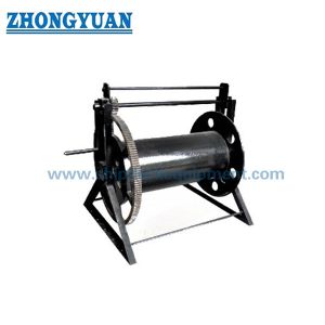 13–56mm Steel Wire Rope Storage Reel with Brake | CB/T 3468-92 Type B for Ship Deck