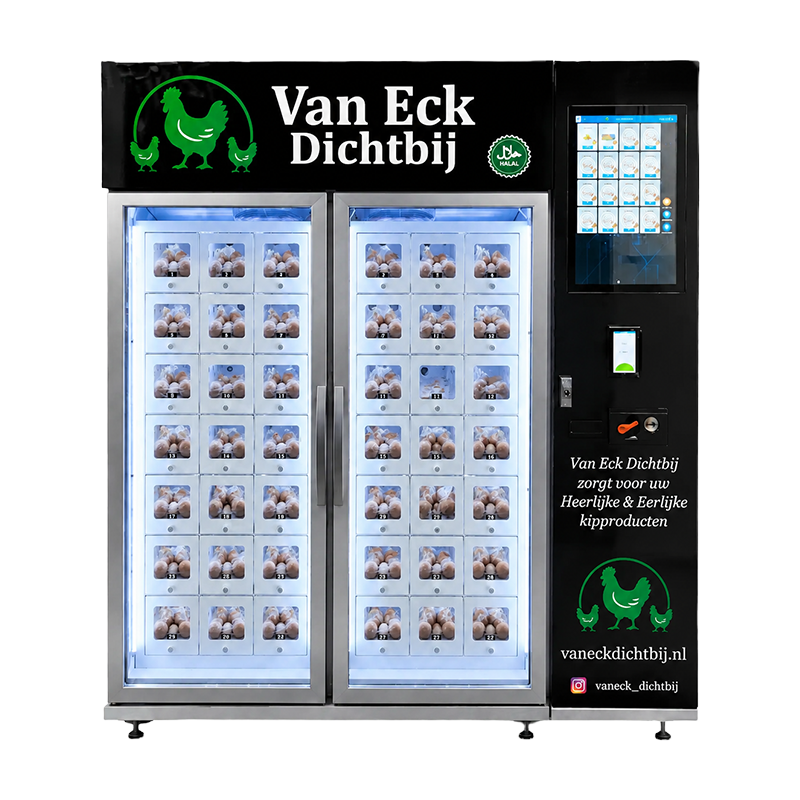 WEIMI Smart Egg Vending Machine for 24/7 Refrigerated Fresh Egg Retail