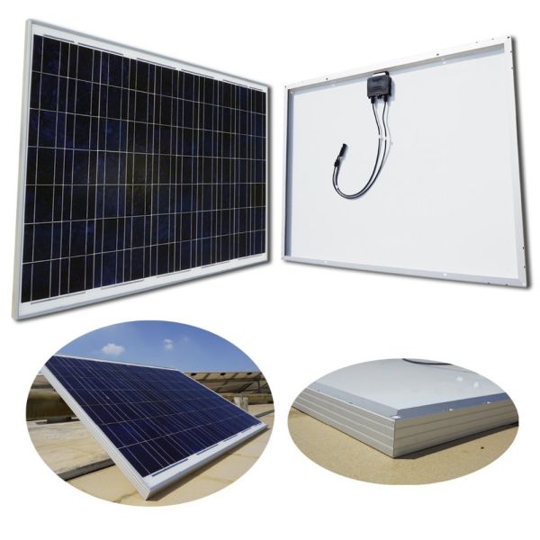 A - Grade Cell Monocrystalline PV Solar Panels 200W Snow Resistant For Outdoors