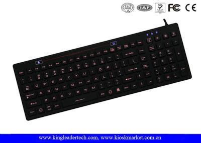Teclado Backlit IP68 do silicone com chaves de função do interruptor de ligar/desligar