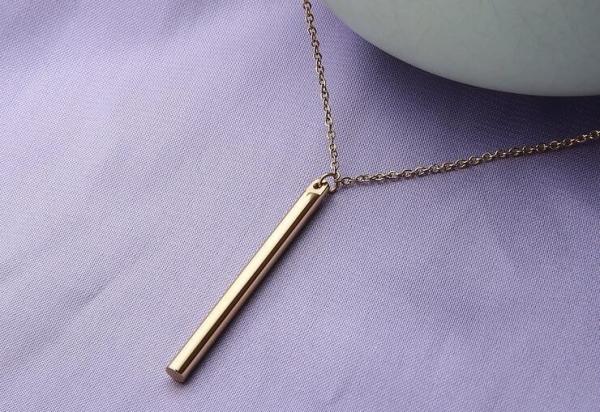 Fashion Stainless Steel Jewelry Pendants Gold Necklaces Gift Sweater Fashion Necklace
