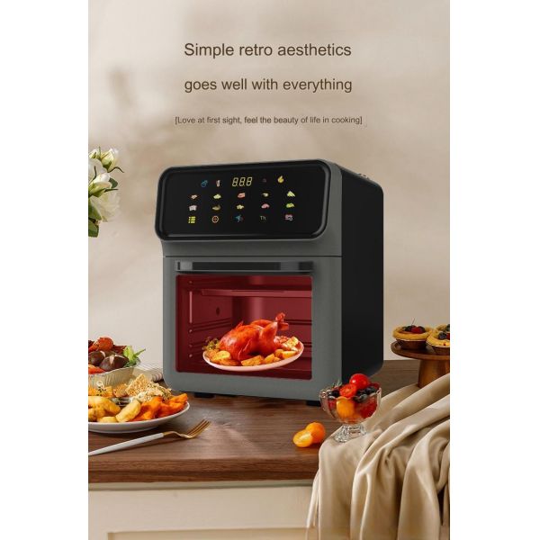 Large Capacity Digital Air Fryer Oven Multifunctional Bakery Machine for Small Kitchens