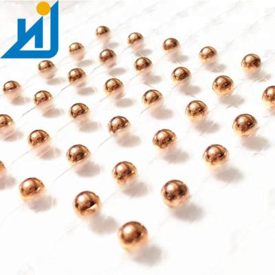H62 H65 Solid Pure Small Copper Balls For Valves 1/2 Inch 12.7mm Light Weight