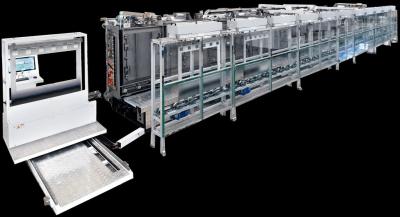 PLC Controlled High Vacuum Continuous Coating Line For Optical Parts