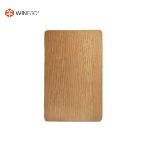 Painéis de azulejos de parede laminados de grãos retos American Red Oak Interior