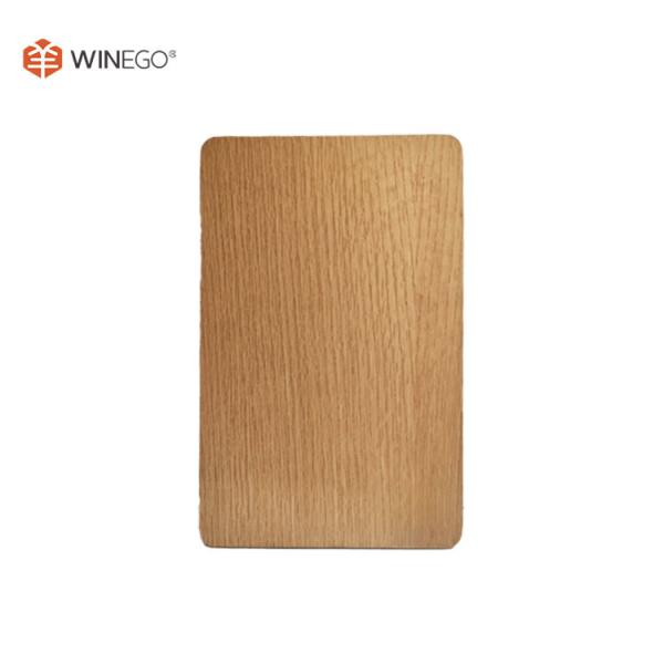 Painéis de azulejos de parede laminados de grãos retos American Red Oak Interior Decorativo