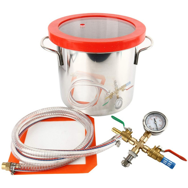 Dia 9 дюймов набор камеры дегазирования вакуума нержавеющей стали 2 галлонов