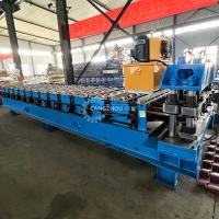 PLC Control Color Profile Roof Tile Roll Forming Machine Russia Gear Box Transmission