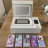 LED Touch Control Mini Cell Phone Case Printing Machine Custom UV Heat Press Transfer Printer For Iphone, Samsung, Huawei