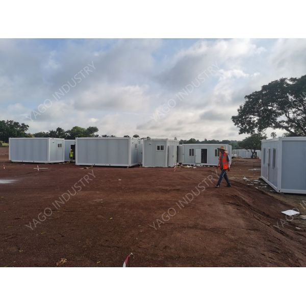 Galvanised Prefab Site Office Flat Pack Container Modular Factory House Units