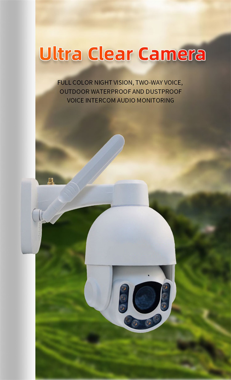 камера слежения 4K IP66 на открытом воздухе водоустойчивая, камера CCTV купола наблюдения