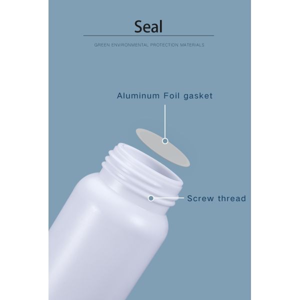 HDPE пластиковая бутылка с уплотнительной крышкой для химических растворителей