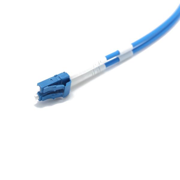 LC UPC-LC UPC Zipcord Jumper Optical Fiber Cable Armored Duplex