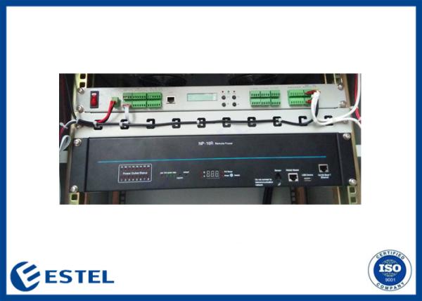 IP55 Rainproof Outdoor Telecom Enclosure Galvanized Steel Anti Corrosion