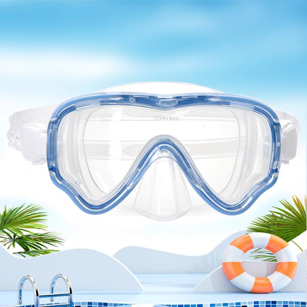 Máscara de buceo profesional de gran angular para una exploración submarina clara