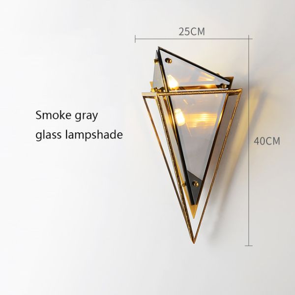 Geometric Wall Lamp Postmodern LED Corridor Aisle Creative Design Epic Wall Sconce (WH-OR-195)