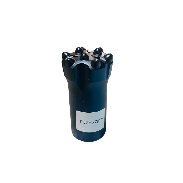 R32 57mm Button Bit With Virgin Tungsten Carbide And Precision Thread For Hard