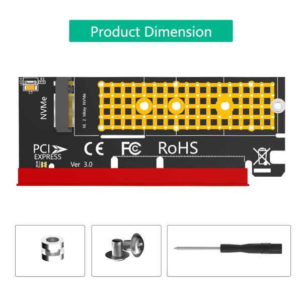 Nvme SSD à adaptateur PCI-E