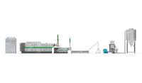 200kg/h PP PE Film Granulator Plastic Recycling Machine